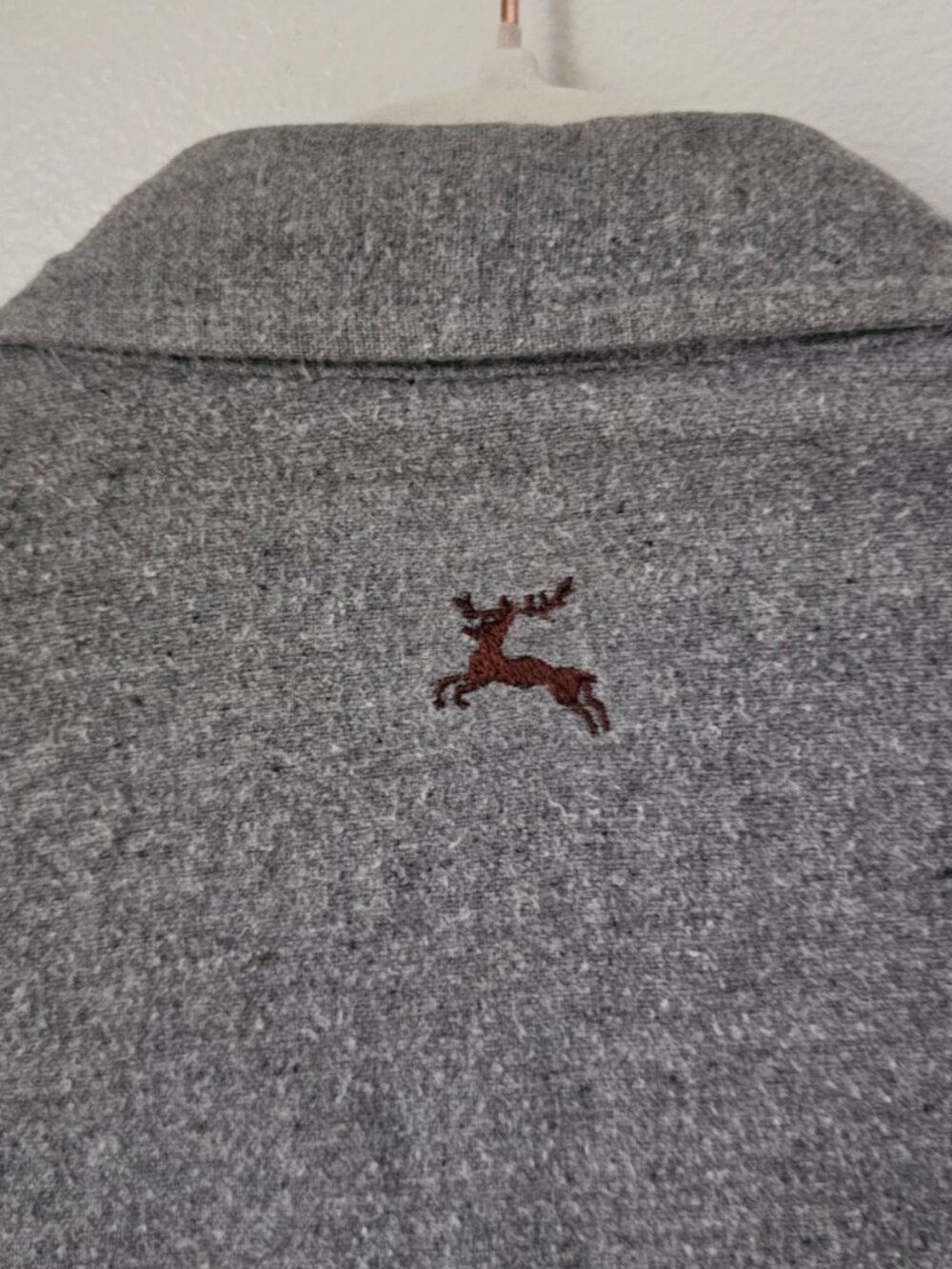 Vintage L.L. Bean embroidered button-down flannel chamois top - Picture 8 of 10